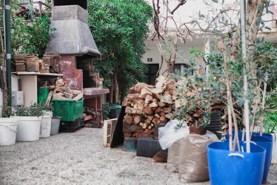 BBQ grill area